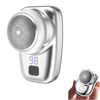 Maquinilla de afeitar eléctrica recargable, maquinilla de afeitar portátil y potente, lavable, para amante, marido, novio - details 1