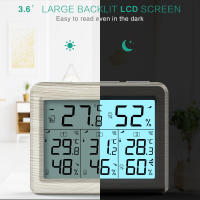 ORIA-higrómetro Digital para interiores y exteriores, termómetro LCD, Sensor inalámbrico, Monitor de temperatura y humedad, Control remoto - details 1