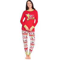 ¡Grinch Merry Grinchmas! Conjunto de pijama de Navidad para adultos y niños, trajes familiares a juego - details 4