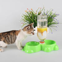 Dispensador Automático de Agua para Mascotas de Doble Puerto Bol de Alimentos para Perros y Gatos Fuenta de Bebida para Mascotas Universal - details 3