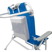 Pack de 2 sillas XXL multiposición para Playa, jardín, terraza o Camping, 5 Posiciones, 53x66x86 cm, Incluye Bolsillos, Topes antivuelco, Soporta 110 kg, Asas de Transporte (85483) - details 5