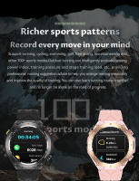 Reloj inteligente KC82, dispositivo con asistente de voz, Modo deportivo, brújula, función GPS, modo de ahorro de energía, pantalla brillante de muñeca abatible, novedad de 2024 - details 7