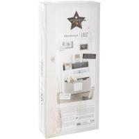 Librería Gris con contenedor con Ruedas L. 625 x l. 30 x H. 70 cm (JJ1044) - details 2