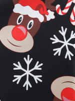 Women winter Christmas 50s 60s vintage swing elegant party a line dress - details 8