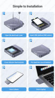 JEYI 2230 M.2 NVMe Direct-attach SSD Enclosure USB 3.2 10Gbps Protección Magnética para Memoria Sólida - details 8