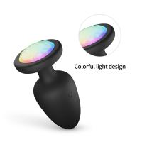 Vibrador Anal con control remoto inalámbrico para hombres y mujeres, juguete sexual con luz Led, tapón Anal, masajeador de próstata, Vagina y ano - details 3