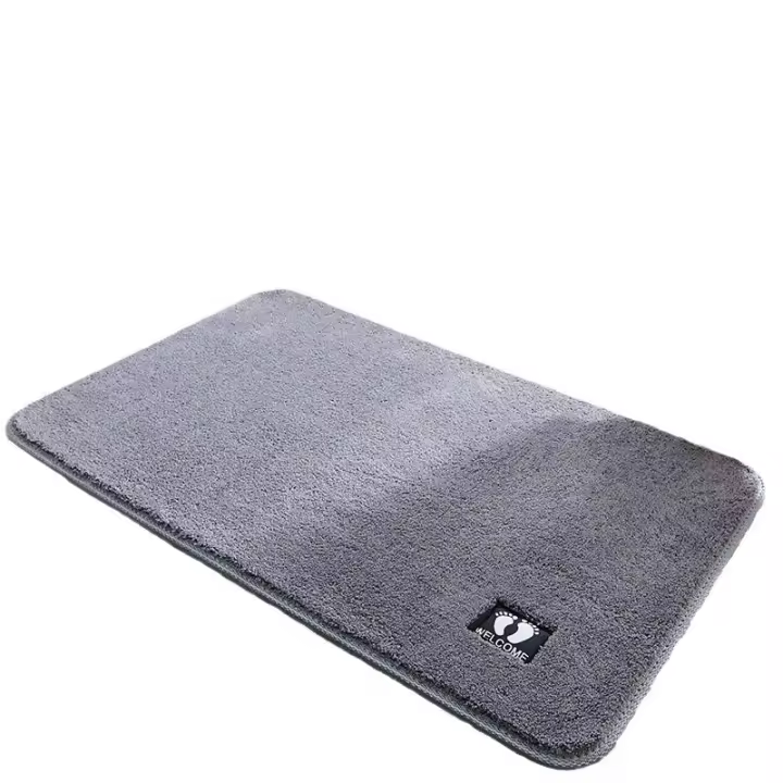 Alfombra de piso de baño alfombra de pie alfombra de puerta en la puerta del baño baño absorbente baño alfombra de dormitorio alfombra doméstica - 1