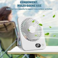 Mini Ventilador USB Recargable Portatil Silencioso, 5 Velocidades 180 ° Plegable Viento Fuerte para Oficina, Mesa, Hogar, Fitness, Viajes, Camping, Exterior - details 4
