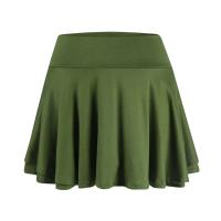 Falda plisada de tenis para mujer, pantalones cortos deportivos cómodos con diseño de cintura alta de doble capa, Color sólido, para verano - details 16