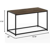 Mesas de café, Metal, Nogal, 40 x 76,2 x 44,45 cm - details 7