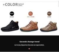 Parte superior de microfibra cruzada para zapatos deportivos informales para hombre, forro de cachemira de talla grande, suave y - details 3