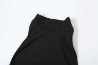 BUNO-Vestido de retazos con contraste de gato extraño para mujer, vestido Halter con espalda descubierta, sin mangas, dobladillo plisado, tendencia de vacaciones, informal, elástico, básico, ceñido largo - details 13