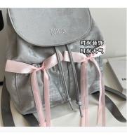 Kajenu-mochila con lazo de lona de nailon para mujer, bolso de viaje de gran capacidad, tendencia de moda, nicho coreano - details 3