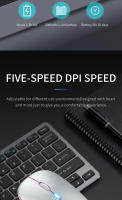 Portable RGB Bluetooth Wireless Mouse 2.4GHz USB Rechargeable Power Display Mouse Gamer for iPad Laptop PC Macbook Gaming Mouse - details 7