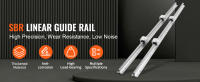 SucceBuy Juego de rieles de guía lineal, rieles de guía con bloques deslizantes, ideal para máquinas enrutadoras CNC y proyectos de bricolaje - details 6