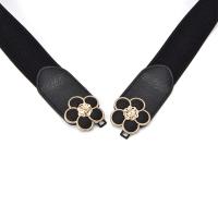Corset de Cintura Elástica LIJU78113 Cinturón Ancho para Mujeres Cinturón de Flor de Fitness Integrado - details 5