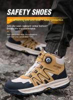 Zapatos de Seguridad para Hombres Botas de Trabajo Indestructibles con Punta de Acero - details 2
