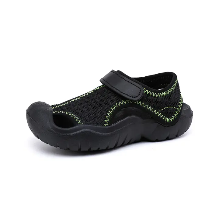 Sandalias de suela blanda para niños, zapatos deportivos de playa para niños, zapatillas de velcro para bebés, ligeras de verano - 1