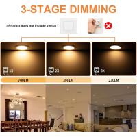 Downlight LED Empotrable Regulable Redondo, 7W 700LM, Blanco Natural(4000K), Corte 95-105mm, Foco Empotrable LED - details 11
