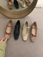 Zapatos de Pointed Square de Primavera/Verano Mary Jane con Lazos Zapatos de Mujer con Suelas shallower - details 4