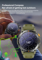 Reloj inteligente para hombres, pulsera deportiva de alta pantalla a color al aire libre, a prueba de agua IP68, 1,52 - details 3