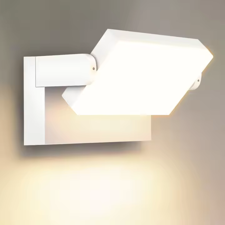 Aplique LED 40W Pared Exterior/Interior 360 ° Rotación Blanco cálido 3000K LED Exterior Impermeable Apliques de Pared negra 3000LM - 1