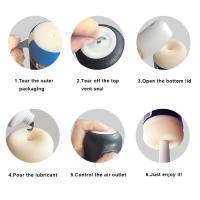 Muñeca de imitación de Vagina de silicona realista para hombres, juguetes para masturbarse, succión de coño, juguete para masturbarse, taza de avión, juguetes sexuales - details 4