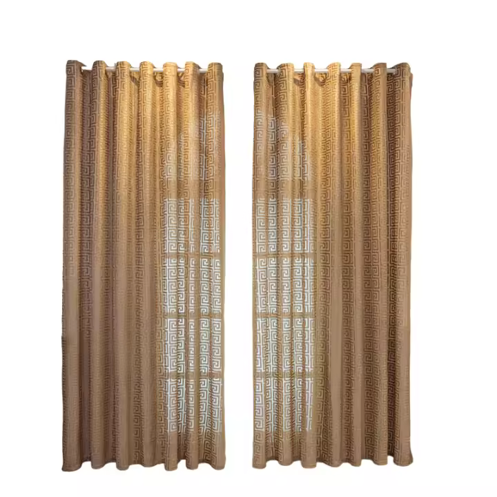 Cortinas translúcidas para sala de estar, persianas para dormitorio, cortinas, ventana con gafas, 2 piezas - 1