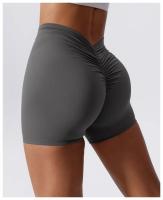 Pantalones cortos sin costuras para mujer ideal para el gimnasio y deportes al aire libre material de nylon transpirable y elástico con capucha tipo yoga y stretch aptos para primavera y verano - details 16