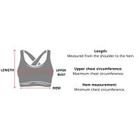 Sujetador deportivo con cordones para mujer de alto soporte, sujetador deportivo para Yoga y Fitness - details 2