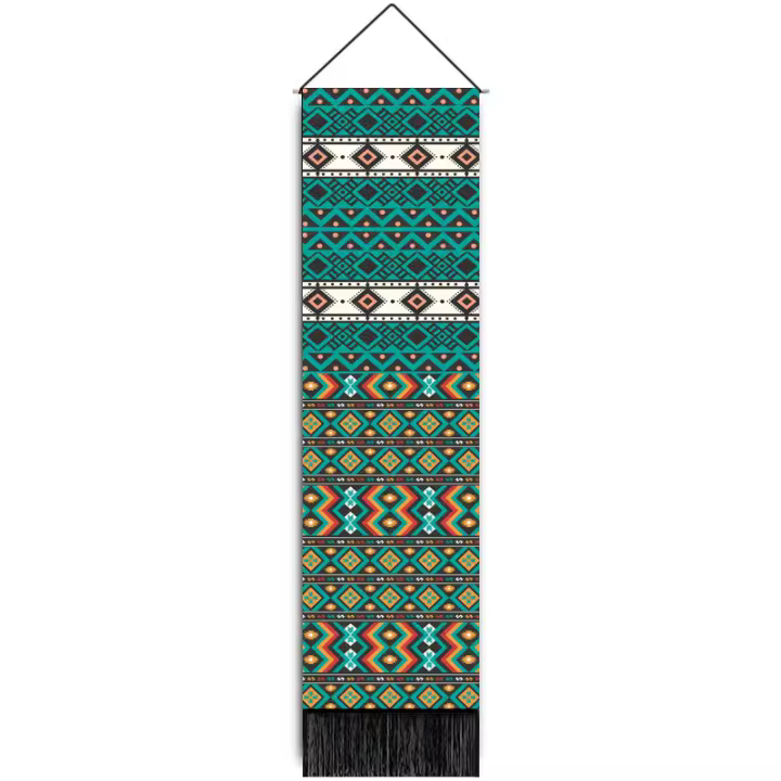 Tapices tejidos bohemios, pinturas de tela, decoración del hogar - 1