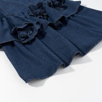 Vestido vaquero floral clásico versátil de moda para mujer nuevo estilo - details 4