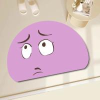 Alfombra para bañera, estera absorbente para baño súper absorbente, alfombrilla antideslizante de secado rápido para pies, alfombrilla divertida y gruesa para el hogar - details 6