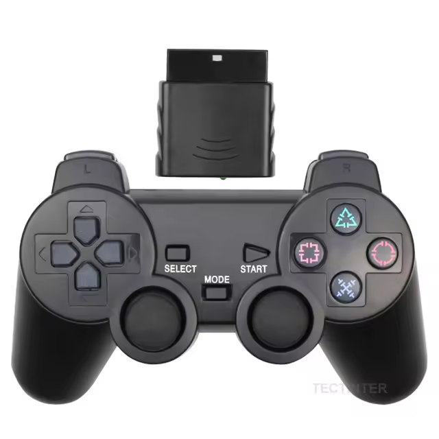 Mando inalámbrico para Sony PS2, mando para PC, Playstation 2, Joystick de doble vibración, Joypad USB, consola de juegos - 1