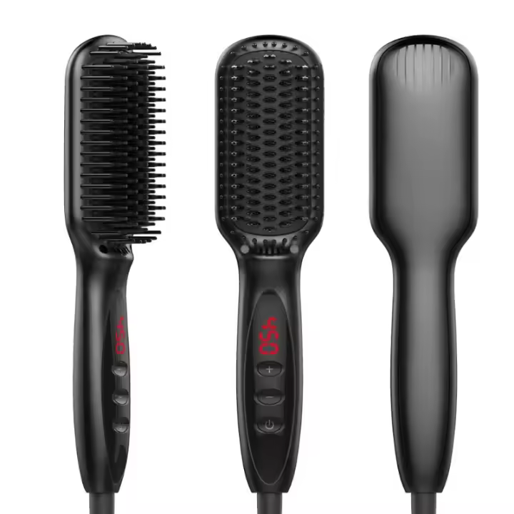 Peine de pelo liso Peine de aire caliente Peine de pelo para hombres Peine de barba Cuidado personal Peine de peinado de barba para hombres - 1