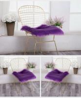 Cojín de felpa de piel sintética para sofá, silla cuadrada pequeña, taburete redondo de mariposa, ventana y suelo, para el hogar - details 8