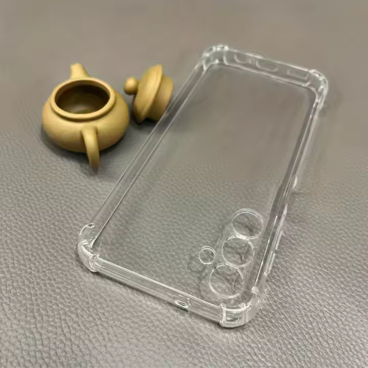Fundas de teléfono duraderas diseñadas para Samsung Galaxy A14 5G, con respaldo transparente y protección de airbag. Este caso ofrece resistencia a caídas para los modelos 4G y 5G. - 1