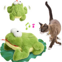 Juguete Inteligente para Gatos Rana de Plegado Interactiva Ejercicio de Caza para Gatos Interior - details 6