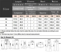 Vestido Elegante de Verano sin Mangas OUWU Estilo de Vacaciones con Estampado, Cuello en V, Ajuste Aretes - details 0