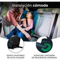 Silla coche Isofix, Silla coche para bebé y niños, Cinturón, Universal, Grupo 2/3, de 15 a 36 kg, Negro - details 25