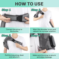 Pad de Vibración Calefactado para Rodilla y Hombro Masajeador de Cuello y Apoyo de Cinturón para Alivio del Dolor Articular de Hombro Cuido de Salud Belleza - details 5