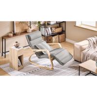 Relax Reposapiernas Sillón de Relax Ajustable Beige 50 x 80 x 90 cm FST16-W - details 12