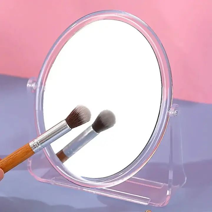 Espejo de Maquillaje Doble Cara Giratorio 360 grados, Claridad, Soporte, Belleza para Tu Habitación - 1