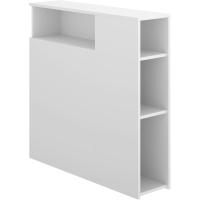 Cabecero con estantes para cama de 90 - BLANCO - 96 x 23,4 x 99 - details 1