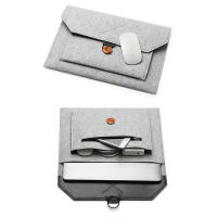 Funda para portátil de 11,6/13/14/15 ", funda de fieltro ultraligera para tableta y portátil, funda con múltiples bolsillos, maletines para Apple Macbook/Asus - details 8