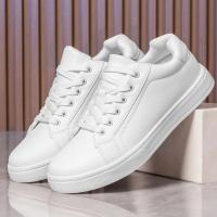 Zapatos de cuero para hombre Zapatillas deportivas informales de tendencia - details 1