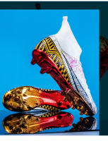 Botas de fútbol profesionales AG para hombres, zapatos de fútbol para niños, tacos altos para el tobillo, zapatillas de fútbol de hierba, zapatos de entrenamiento de Futsal, gran oferta - details 28