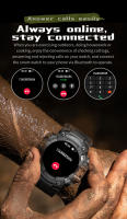 Relojes inteligentes hombre Bluetooth llamadas Fitness ritmo cardíaco presión arterial exterior deporte mujer reloj impermeable - details 7
