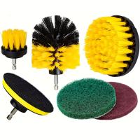 Juego de Herramientas de limpieza, cepillo de taladro universal para suelo, baño, azulejo, cocina, 3/6 unidades - details 8