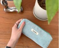 Bolso Grande De Cosméticos Para Mujer En Tela De Cordón Organizador De Labiales Bolso De Mano Para Viaje Y Maquillaje Con Cierre De Cremallera Y Funda Para Teléfono - details 24